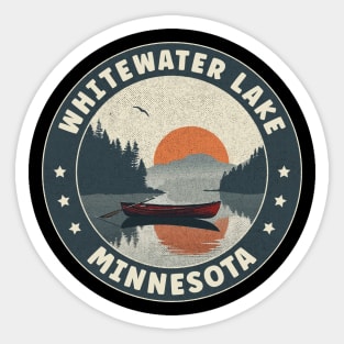 Whitewater Lake Minnesota Sunset Sticker